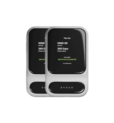 Two Ryoko portable WiFi router units
